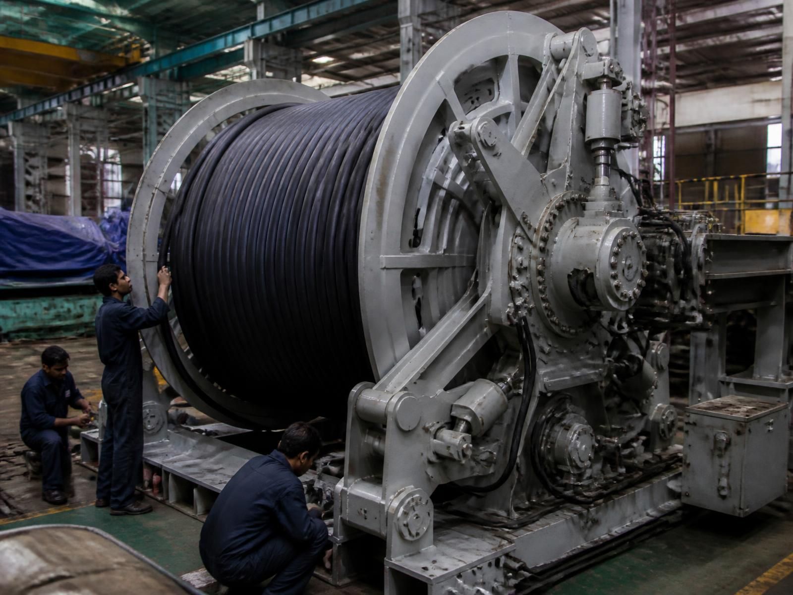 FOTC Cable Launch & Recovery System — Indian Navy Submarines